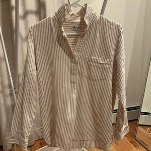 Madewell Ex-boyfriend Button-back Flannel Shirt